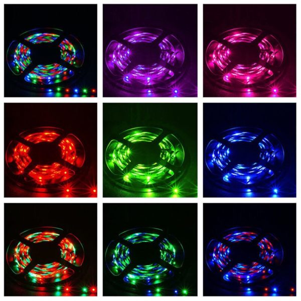 New 5M RGB 300 Led SMD Flexible Light